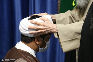 مراسم عمامه گذاری و جشن روز هفدهم ماه ربیع الاول در بیوت مراجع عظام تقلید