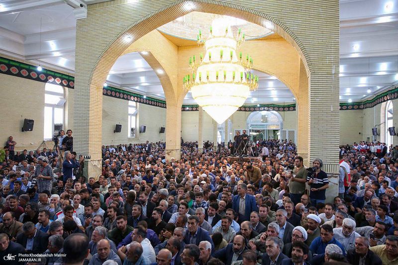 حضور سید حسن خمینی در روستای خیارج استان قزوین -3