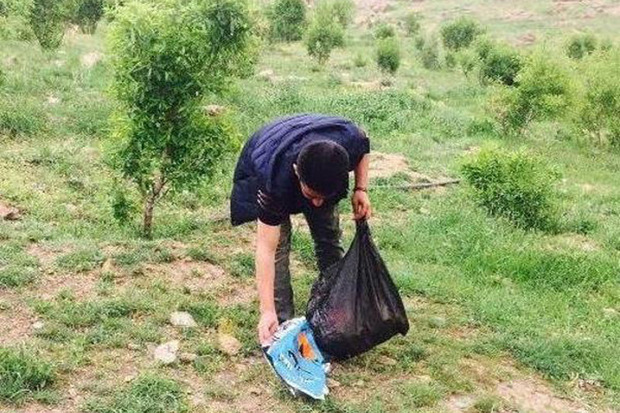 یک مجرم به پاکسازی محیط زیست در آبیک محکوم شد