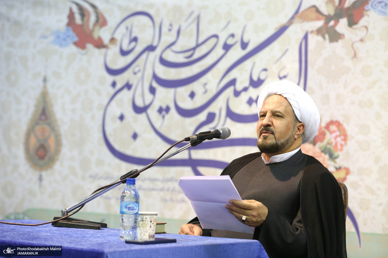 مراسم جشن میلاد امام علی در حسینیه جماران