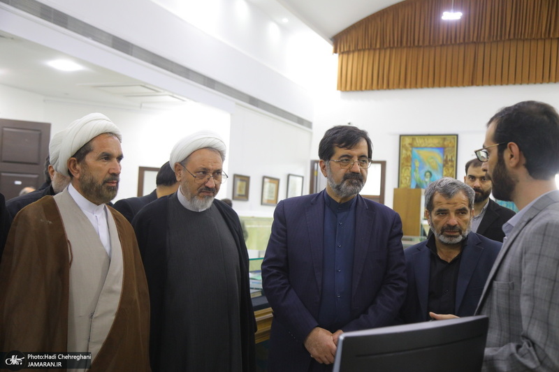 مراسم افتتاح دهمین نمایشگاه قرآن و عترت استان قم در مجتمع فرهنگی یادگار امام‎