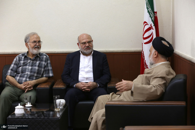 دیدار آصف لقمان قاضی، مدیر امور بین‌الملل جماعت اسلامی پاکستان با سید حسن خمینی