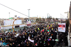 راهپیمایی باشکوه 22 بهمن در قم 