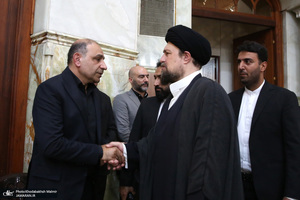 مراسم چهلمین روز در گذشت نوه قدرت الله علیخانی در حرم مطهره امام خمینی (س)