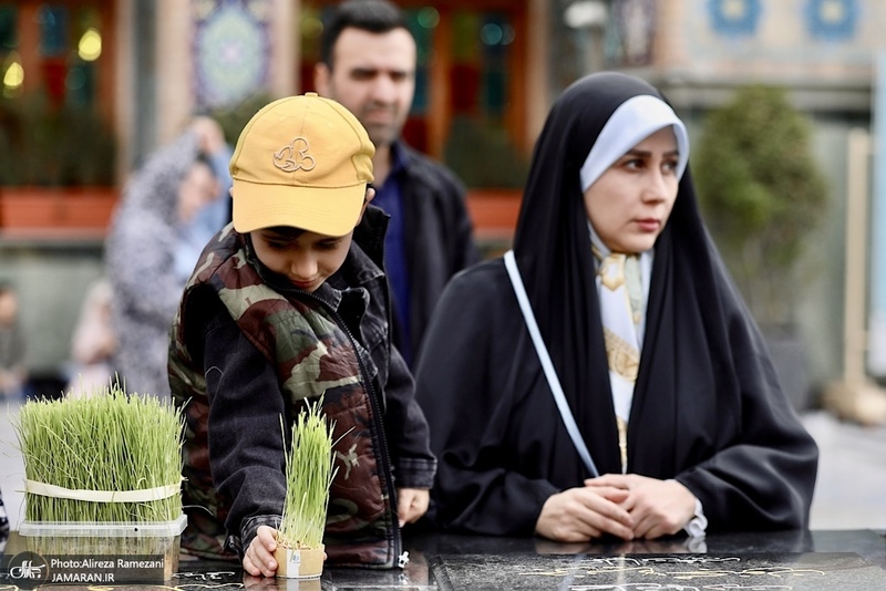 مراسم تحويل سال در آستان حضرت امام زاده صالح (ع)