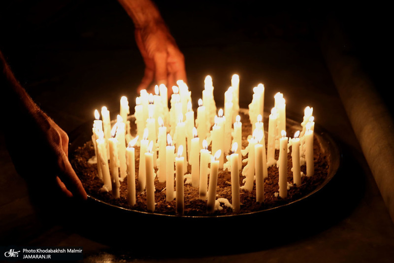 عزاداری شب شام غریبان حسینی(ع) در حرم مطهر امام خمینی (س)