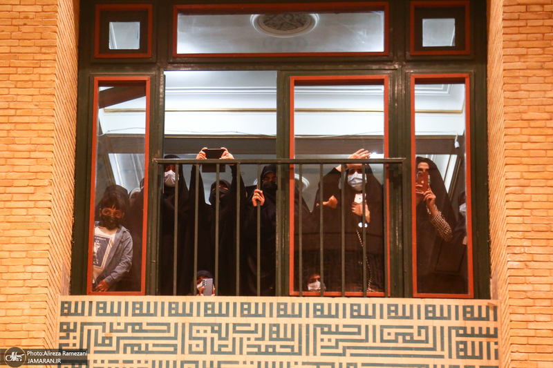 وداع با پیکر استاد فاطمی نیا (ره) در دانشگاه امام صادق (ع)