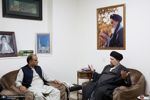 دیدار سفیر پاکستان با آیت الله سید حسن خمینی