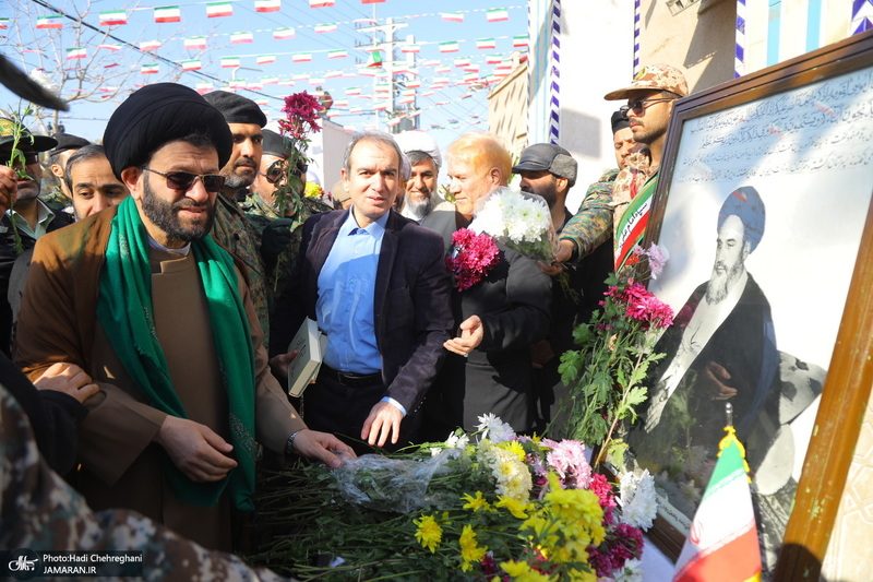 مراسم آغاز دهه فجر در بیت حضرت امام خمینی (س) در قم