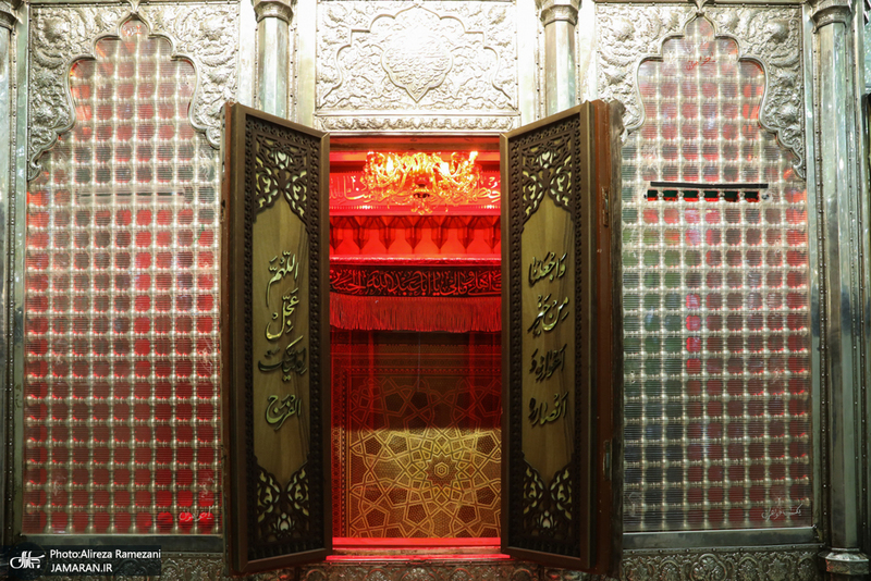 غباروبی ضریح مطهر حضرت عبدالعظیم حسنی (ع) و امام زاده حمزه (ع)