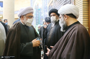 مراسم بزرگداشت همسر مرحوم آیت الله العظمی فاضل لنکرانی (ره)