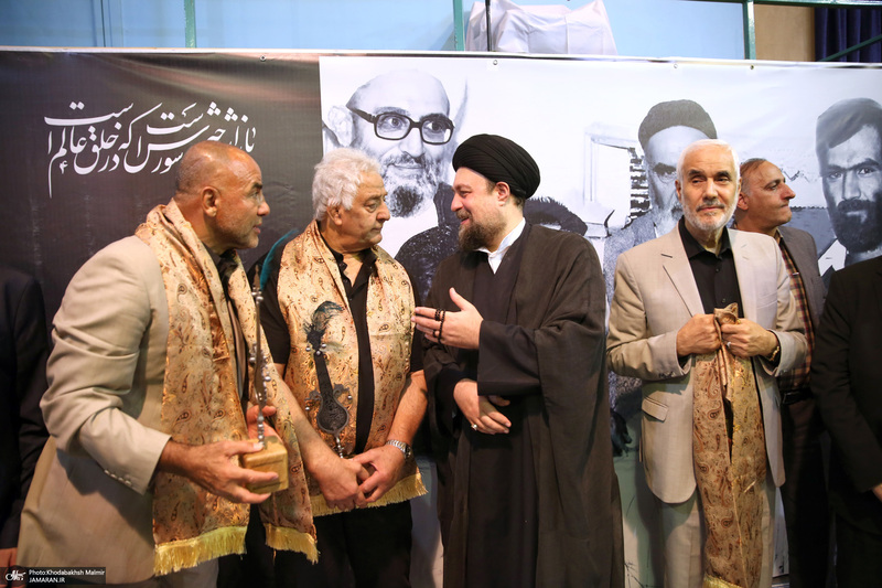 مراسم عزاداری جامعه اسلامی ورزشکاران در حسینیه جماران