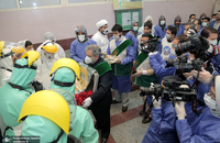 تغسیل با آب متوفیان مبتلا به کرونا در بهشت زهرا(س) تهران