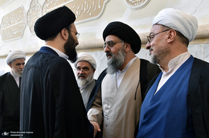 مراسم خاکسپاری پیکر مرحوم محمدعلی جماعتی (ره) در حرم امام خمینی (س)