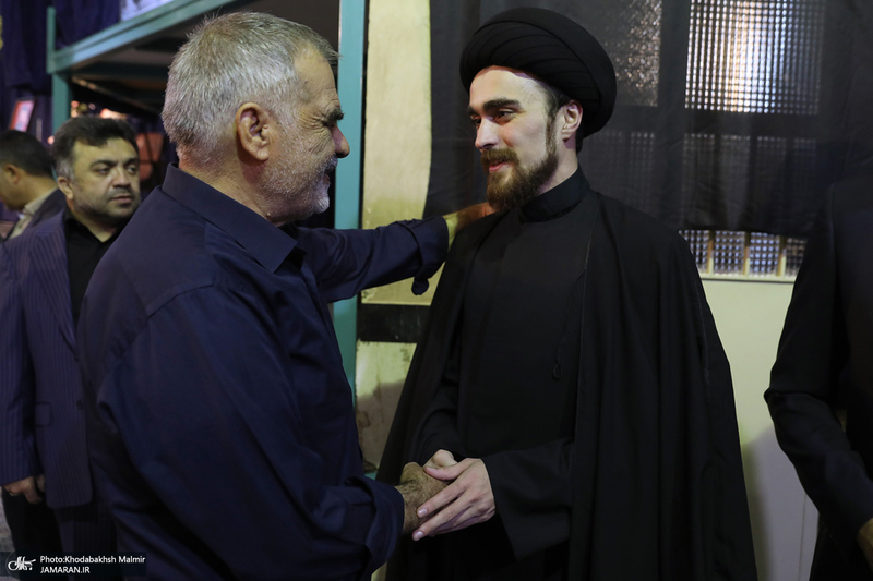 مراسم بزرگداشت همسر آیت الله موسوی بجنوردی (ره) در حسینیه شماره یک جماران-1