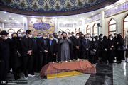 تشییع و اقامه نماز بر پیکر استاد شجریان در تهران
