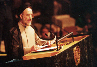 سید محمد خاتمی در سازمان ملل در مورد گفت‌وگوی تمدن‌ها چه گفت؟ + فیلم