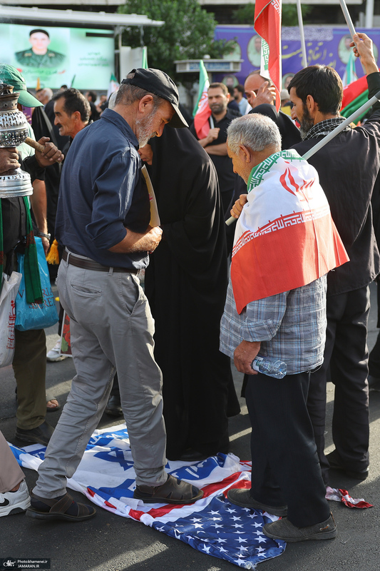 مراسم تشییع شهدای جنگ تحمیلی رژیم صهیونیستی در تهران-4