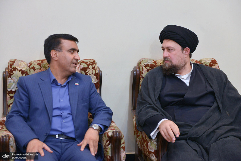 دیدار رئیس، معاونان و کارکنان سازمان حفاظت محیط‌زیست با سید حسن خمینی