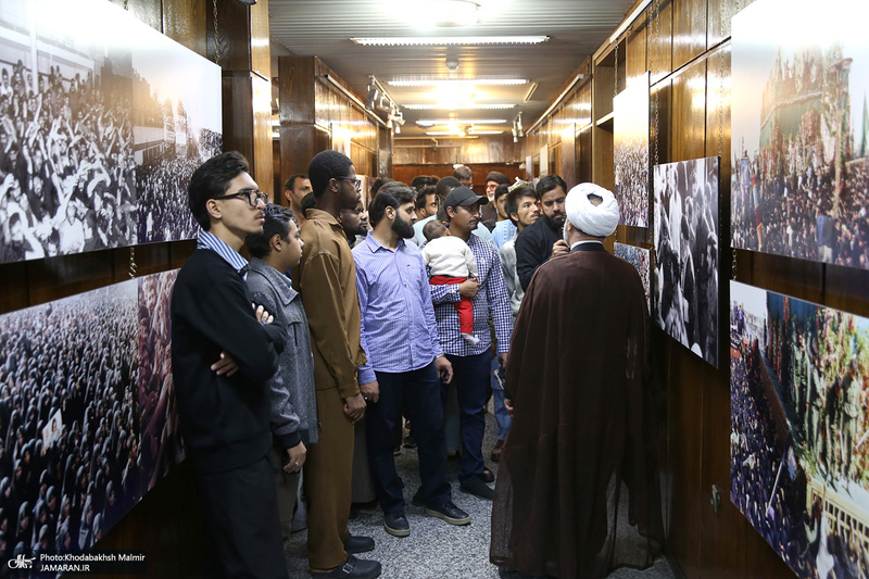 بازدید جمعی از دانشجویان دانشگاه جامعه المصطفی از جماران