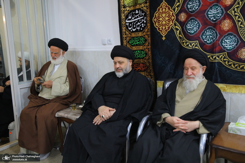 دومین شب عزاداری حضرت فاطمه (س) در بیت آیت الله دوستی زنجانی‎