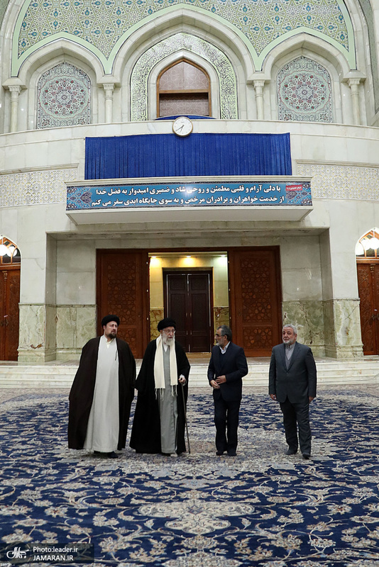 حضور رهبر معظم انقلاب در مرقد مطهر امام خمینی(س) و گلزار شهیدان