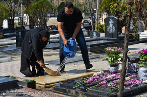 آخرین پنجشنبه سال در بهشت زهرا (س) تهران