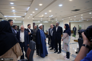 بازدید رئیس موسسه تنظیم و نشر آثار امام خمینی (س) از موسسه اطلاعات