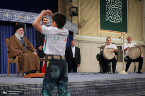 دیدار قهرمانان و مدال‌آوران ورزشی و المپیادهای علمی جهانی با رهبر معظم انقلاب