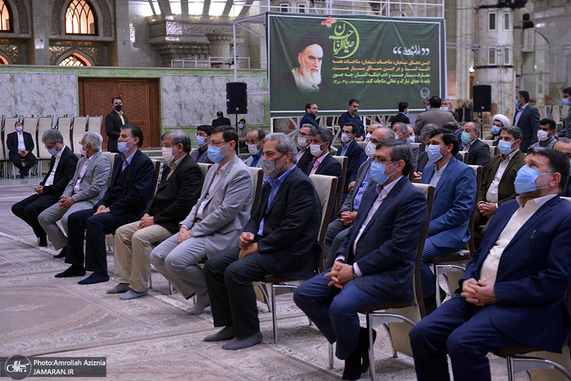 تجدید میثاق رئیس و کارکنان بنیاد شهید با آرمان‌های حضرت امام خمینی (س)