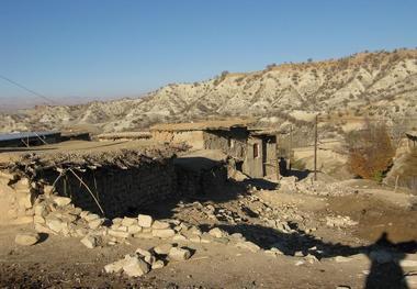 رانش زمین در روستای بیانلو ‌خوی خسارت جانی نداشت