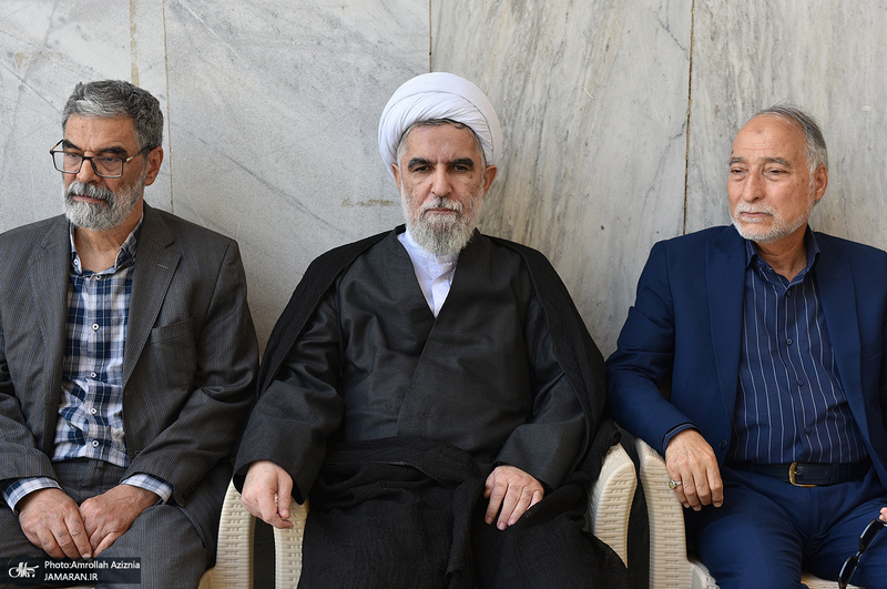 مراسم خاکسپاری پیکر مرحوم محمدعلی جماعتی (ره) در حرم امام خمینی (س)