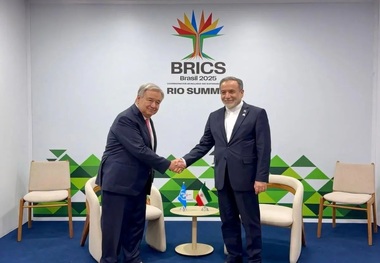 دیدار وزیر خارجه ایران و دبیرکل سازمان ملل / انتقاد عراقچی از بی‌عملی شورای امنیت سازمان ملل در قبال تجاوز نظامی رژیم صهیونیستی و آمریکا علیه ایران