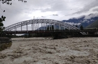 تصاویری از وضعیت سیل‌زده در کشمیر هند (10)