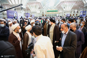 مراسم دوازدهمین سالگرد رحلت همسر گرامی امام و بیست و هفتمین سالگرد ارتحال سید احمد خمینی (ره)