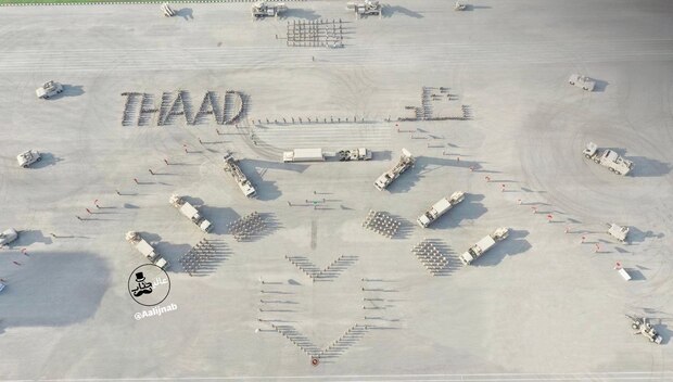 سامانه پدافندی ضدبالستیک THAAD در عربستان + عکس ها