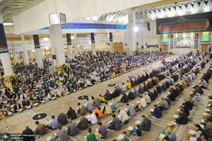 آیین ترتیل خوانی قرآن کریم در حرم حضرت معصومه (س)‎‎