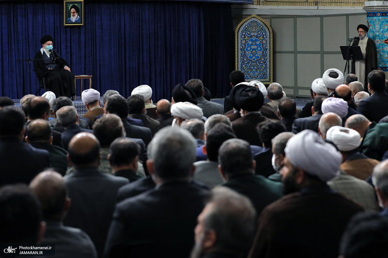 دیدار رمضانی مسئولان نظام با رهبر معظم انقلاب