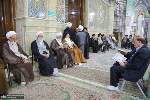 مراسم تشییع و خاکسپاری آیت الله نورالله شاه آبادی(ره) در قم