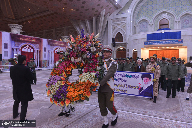 تجدید میثاق فرماندهان و کارکنان حفاظت هواپیمایی سپاه پاسداران با آرمان های حضرت امام(س) 