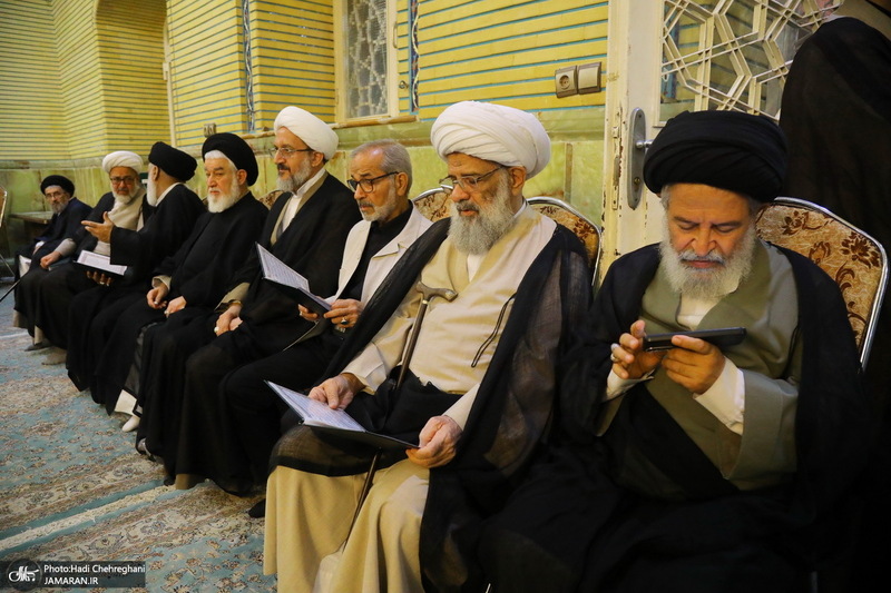 مراسم بزرگداشت همسر مرحوم آیت الله سید حسن طاهری خرم آبادی 