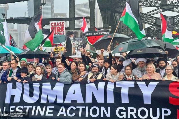 تظاهرات ضد اسرائیلی در استرالیا + عکس ها