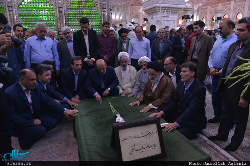 تجدید میثاق مدیران، کارکنان و پیشکسوتان وزارت جهاد کشاورزی با آرمان های حضرت امام خمینی(س)