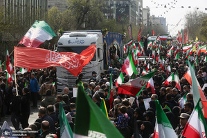 مراسم تشییع پیکرهای مطهر 84 شهید قهرمان ناوشکن دنا -2