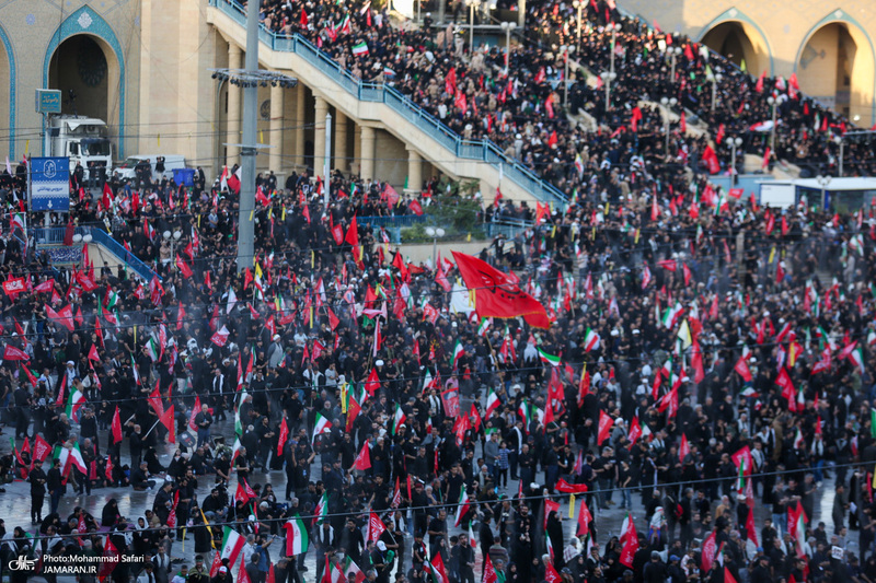دومین روز مراسم وداع با رهبر شهید انقلاب در مصلای تهران