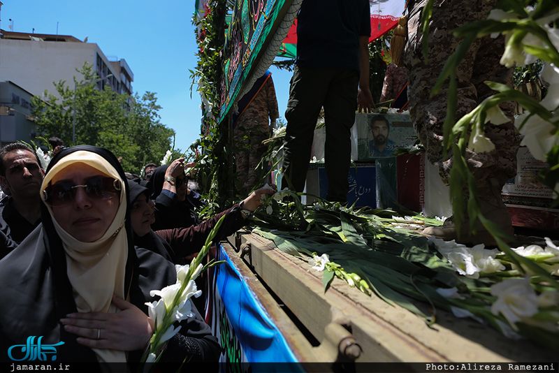 تشییع پیکر شهدای ترور در تهران