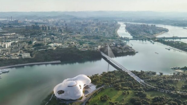 سفینه‌ای فضایی بر روی آب ساخته شد
