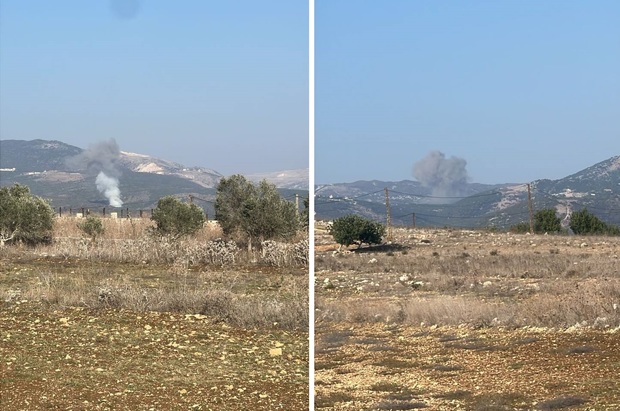 اسرائیل جنوب لبنان را بمباران کرد + عکس و فیلم