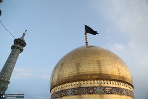 مراسم تعویض پرچم حرم حضرت معصومه (س) در شب اول ماه محرم‎‎