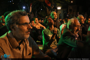 وداع با پیکر مطهر شهید امیر‌سعید قاسمی در امامزاده صالح(ع) فرحزاد 